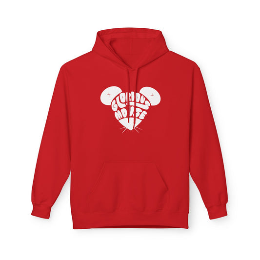 Plague Fleece Hoodie Red